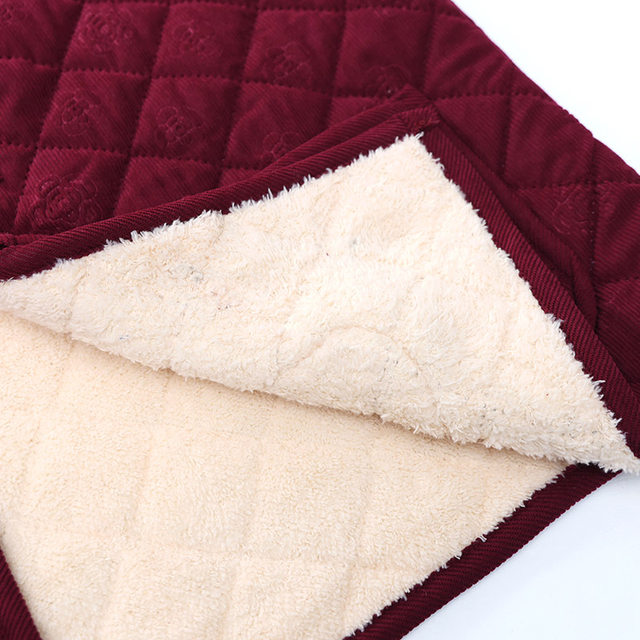 Fat grandma 240Jin [Jin equals 0.5 kg] Large size plus velvet vest middle-aged and elderly people in autumn and winter women's thick vest fat mother's warm inner basket