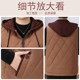 Fat Mom Spring and Autumn Large Size Padded Vest Middle-aged and Elderly Plus Fat Loose Vest Female Grandma Hooded Warm Top