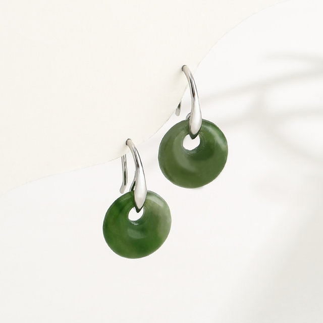 S925 silver ear hook accessories diy handmade pearl earrings ear hooks 18K gold ear jewelry earrings ear stud material