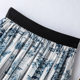 Chinese style commuting retro literary printed silk mulberry silk skirt small midi skirt flowing with flowing