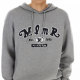 Mlmr autumn loose comfortable chest retro library pattern drawing hooded design knitwear sweater men's same paragraph
