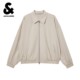 Jack Jones Men's Fall Jacket 2025 New Loose Elastic Cuffs Bottom Swing Long Sleeve Jacket