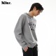 Mlmr autumn loose comfortable chest retro library pattern drawing hooded design knitwear sweater men's same paragraph
