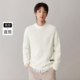 Jack Jones men's autumn and winter new product machine-washable sweater with wool couples' suit solid color sweater knit top