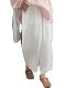 Chenyu high-quality white pure ramie pants for women's summer double-layer nine-point trousers thin loose large size literary and casual