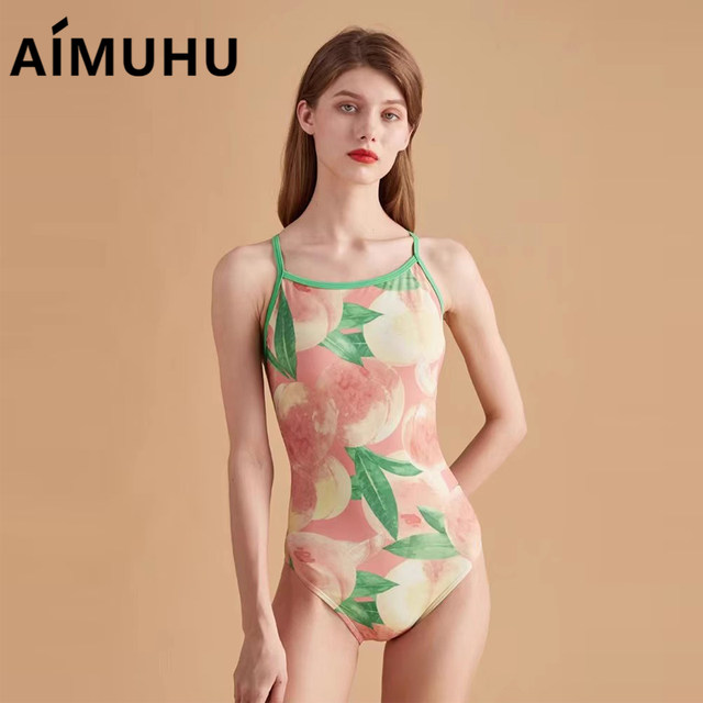 Aimuhu Sweet Pink Cross -type Cross -Triplet Triangle Swimsuit Female casual surfing swimsuit is white
