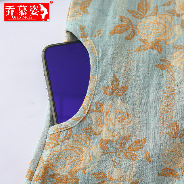 
Mom's autumn cotton shirt, middle-aged and elderly women's clothing, grandma's cotton shirt, old lady's spring and autumn cardigan top