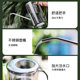Home gardening transparent plastic resin stainless steel long mouth succulent flower watering kettle multi-purpose watering kettle spray kettle