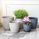 Gardening flower green plant pots frosted imitation stone flower pots European resin flower pots thickened durable environmentally friendly plastic flower pots