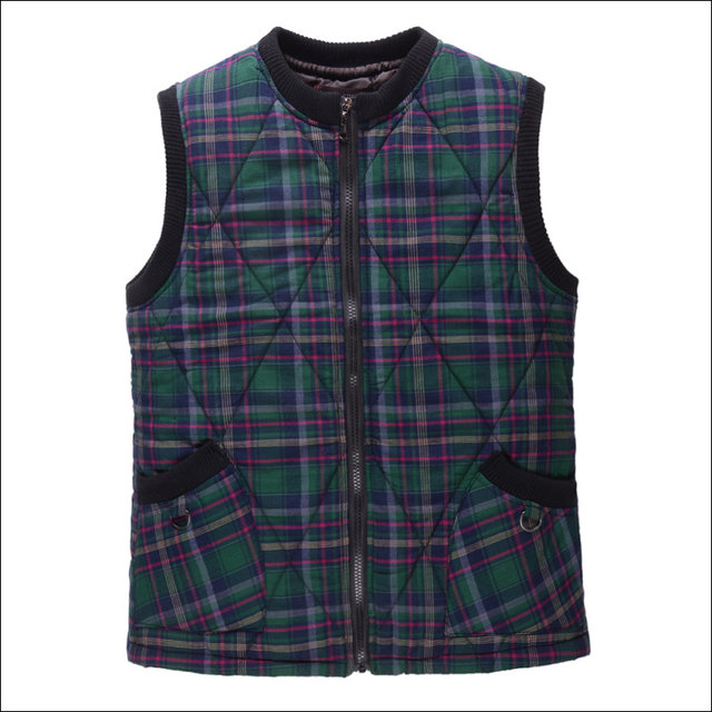 Middle-aged and elderly women's cotton vests, autumn and winter clothing, pure cotton mother's vests, warm vests, large size middle-aged coats, waistcoats for the elderly