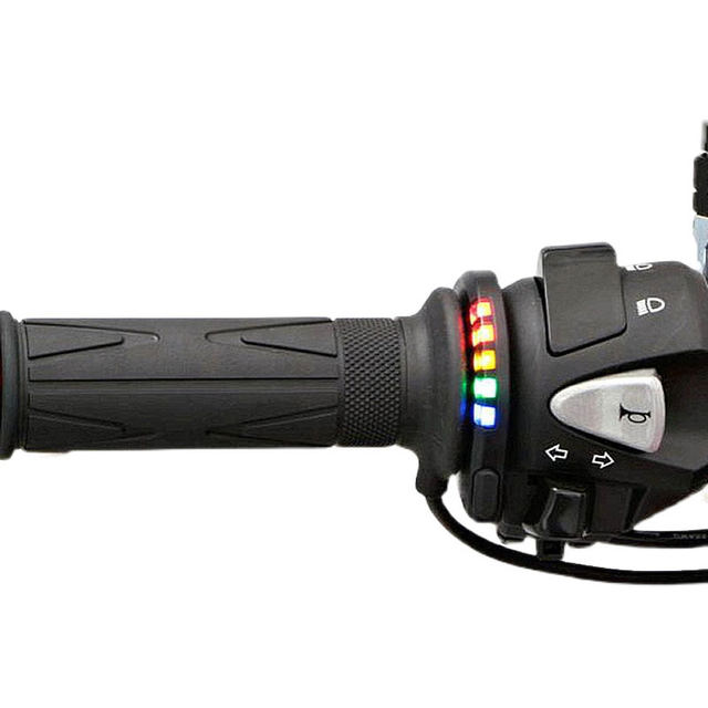 Taiwan KOSO rainbow heated handlebar 5-speed 12V motorcycle electric heated handlebar integrated warm Harley heating