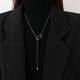 Super value six-pack sweater chain for women trendy niche simple light luxury high-end design necklace versatile long sweater chain