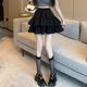 Cake skirt chiffon white short skirt women's summer new ballet style small skirt princess puffy skirt pants skirt