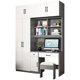 Computer desk with wardrobe simple desktop bedroom combination bookshelf student writing desk one-piece desk cabinet children