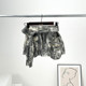 EAM STUDIO American retro mini skirt hot girl camouflage three-dimensional pocket low waist work mini skirt women