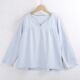 5125 linen shirt, new spring solid color loose lady fashionable and versatile slim and breathable long-sleeved shirt for women
