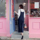 Chunshiman 2018 Spring and Autumn New Style Shirt Women's Mid-Length Loose Large Size White Stand Collar Seven-Cross Sleeve Base Shirt Trendy