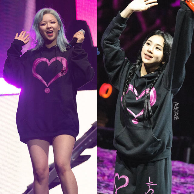 TWICE concert peripherals have the same sweatshirts in spring, autumn and winter plus velvet thin printed pullover casual tops