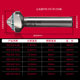 Chamfering knife Three-edged chamfering drill bit 90 degree single-edged counter-hole milling cutter deburring tapered inner chamfer 45 edge trimming