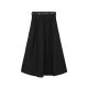 sdeer San Dior 2025 elegant high waist lace-up pleated A-line umbrella skirt S24181104