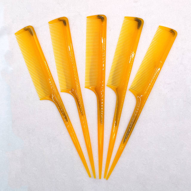 Thickened pointed tail anti-static beef tendon barber shop large comb ...