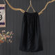 2025 spring and summer flat waist solid color mid-length linen skirt literary loose slim nine-point skirt straight skirt women

