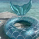 Swimming ring adults plus size fat man swimming ring boys and girls internet celebrity ins lifebuoy children mermaid underarm ring