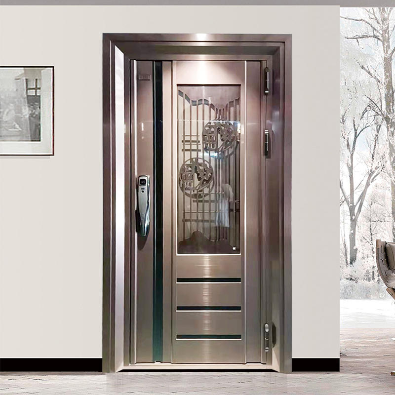 高端304不锈钢门单门彩钢韩式门安全防盗门房间进户门中门定制门