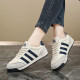 Black sneakers for women spring and autumn waterproof non-slip leather work shoes for a long time without tired feet kitchen shoes large size 41-43