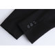 Large -size women's black temperament suit, fat sister, two capsules, British style, commute, casual suit loose version
