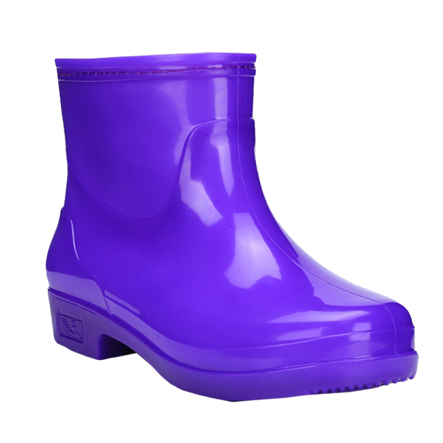 Korean style water boots, rain boots, rubber shoes, overshoes, short-tube work padded thick-soled casual lightweight waterproof shoes for women to wear outside