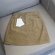 Clearance corduroy skirt autumn and winter new high-waisted slim hip A-line skirt small short skirt pocket broken
