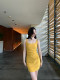 alex stevens kenbean square neck pleated waist suspender dress sexy hip-hugging skirt women's spring and summer skirt