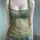 Weekeep retro network gauze crushing wear wearing slim camisole hot girls are thin and versatile vest