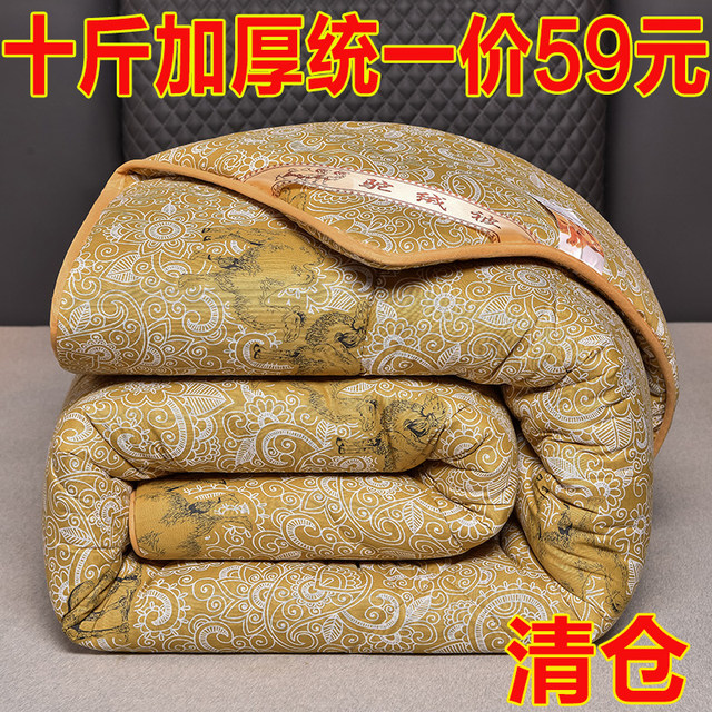 Special offer camel wool quilt with thick core in winter quilt single and double warm camel velvet quilt spring and autumn air conditioning dormitory mattress