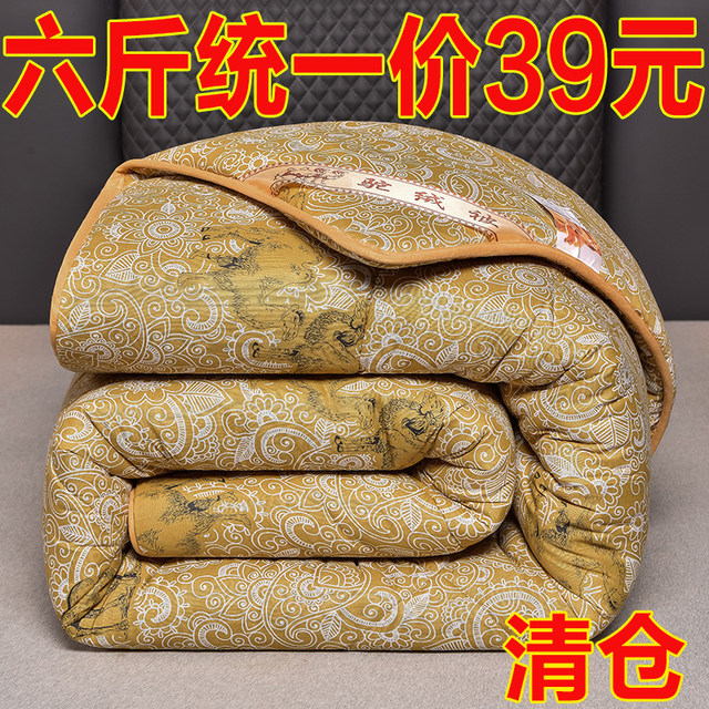 Special offer camel wool quilt with thick core in winter quilt single and double warm camel velvet quilt spring and autumn air conditioning dormitory mattress