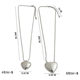 Korean Che Jingyuan same titanium steel non-fading love necklace for women's sunflower silver long peach heart sweater chain