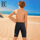 BE Van De'Ann Joint Children's Sports Medium-Length Five-Pin Swimming Trunks Anti-Chlorine Teenagers Training Swimming Trunks New