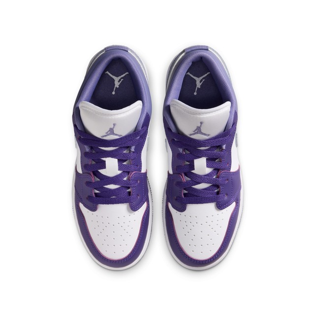 Jordan official Nike Jordan boy AJ1 board shoes big children's sports shoes summer low top air cushion 553560
