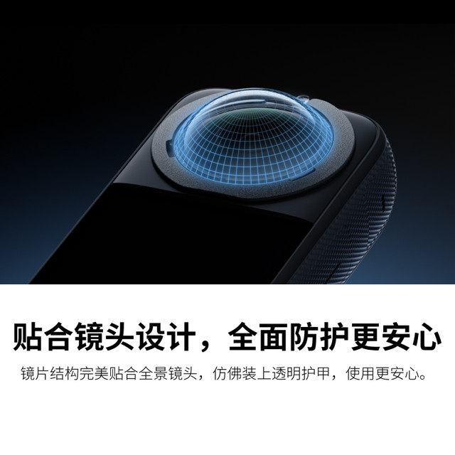 Shadow Insta360 X3 standard removable protective mirror fits lens design