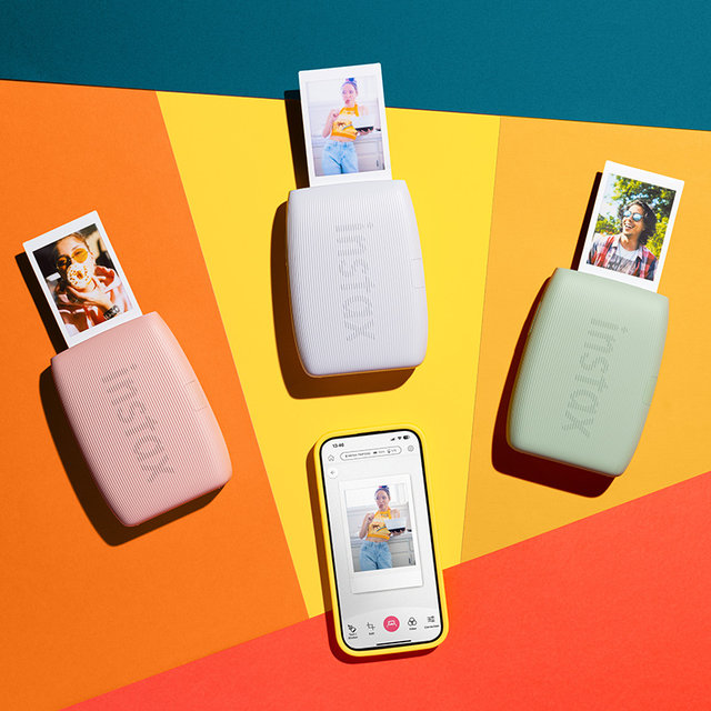 Fujifilm/Fuji mini Link2/3 generation new one-time imaging instant mobile phone photo printer