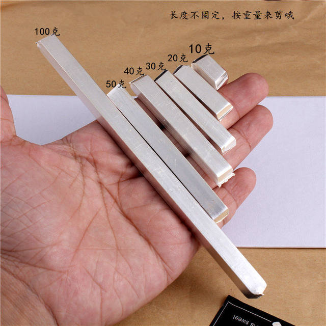 Golden Guan Credit 9999 Investment Silver Bar Sterling Silver Raw Materials Full Silver Blocks Silver Ingots Crushed Silver Silver Collection Snowflake Silver Bricks