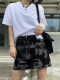 Design-sensual niche print hot girl large size denim skirt for women retro high waist slim A-line skirt 2022 new
