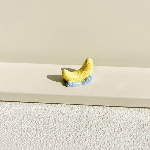 Micro landscape cartoon space moon love mushroom rabbit ornament cream glue DIY material girl desktop decoration
