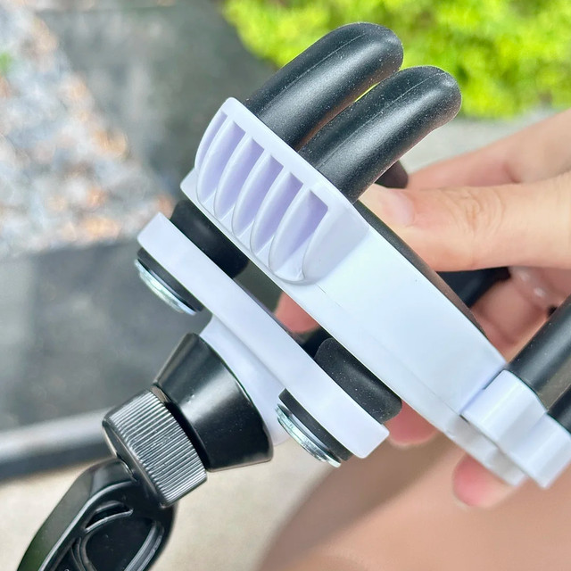 Electric vehicle mobile phone holder rearview mirror anti-shock and anti-shake riding navigation bracket bicycle mountain bike fixed bracket