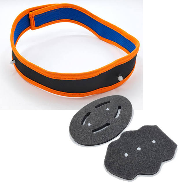 Motorcycle electric vehicle accessories safety helmet helmet head circumference adjustment belt top guard push stud rivet fixed buckle buckle