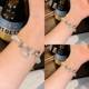 
kt cat love bell DIY handmade beads bracelets Douyin same style female bestie bracelets give girlfriend gifts to students