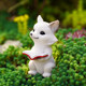Cute Nine -tailed Fox Tail Mergly Flower Pot Scenery Decoration Garden Balcony Micro Landscape Fox Tianden Winter Winter Display
