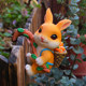 Cute rabbit flower pot pendant kindergarten garden flower stand climbing fish tank hanging decoration hanging decoration landscaping ornaments