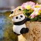 
Cute panda flower pot pendant balcony garden fish tank pendant bonsai decoration kindergarten crawler edge landscaping ornament